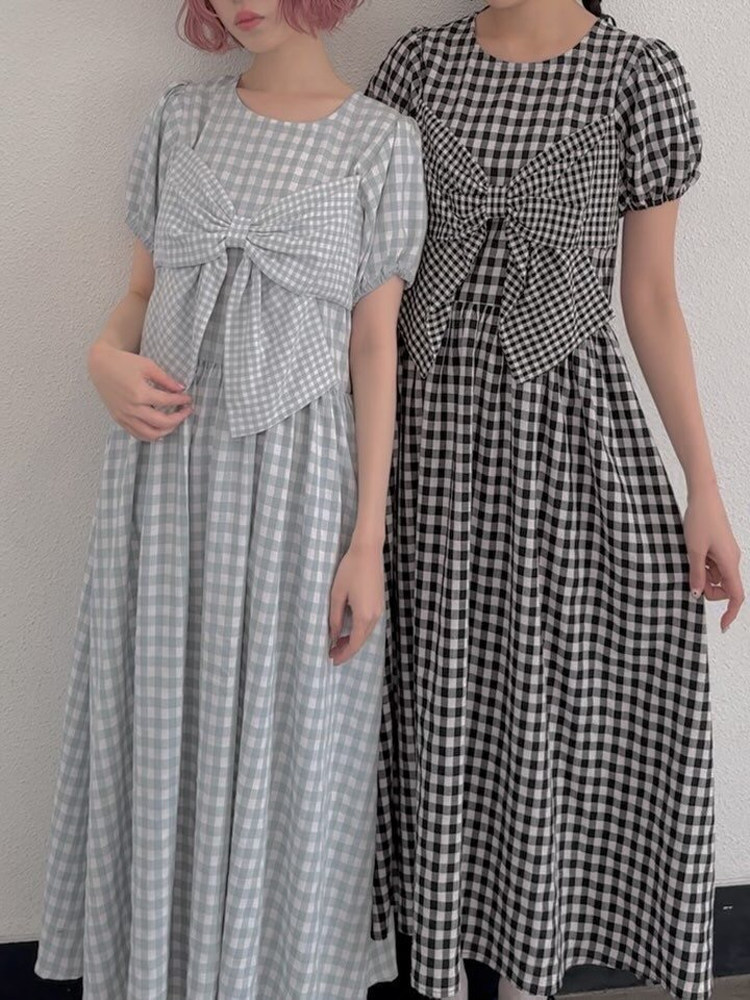 Sweet  Knot Plaid Dress New Ar - огляд і ціна Popular Anime Merchandise